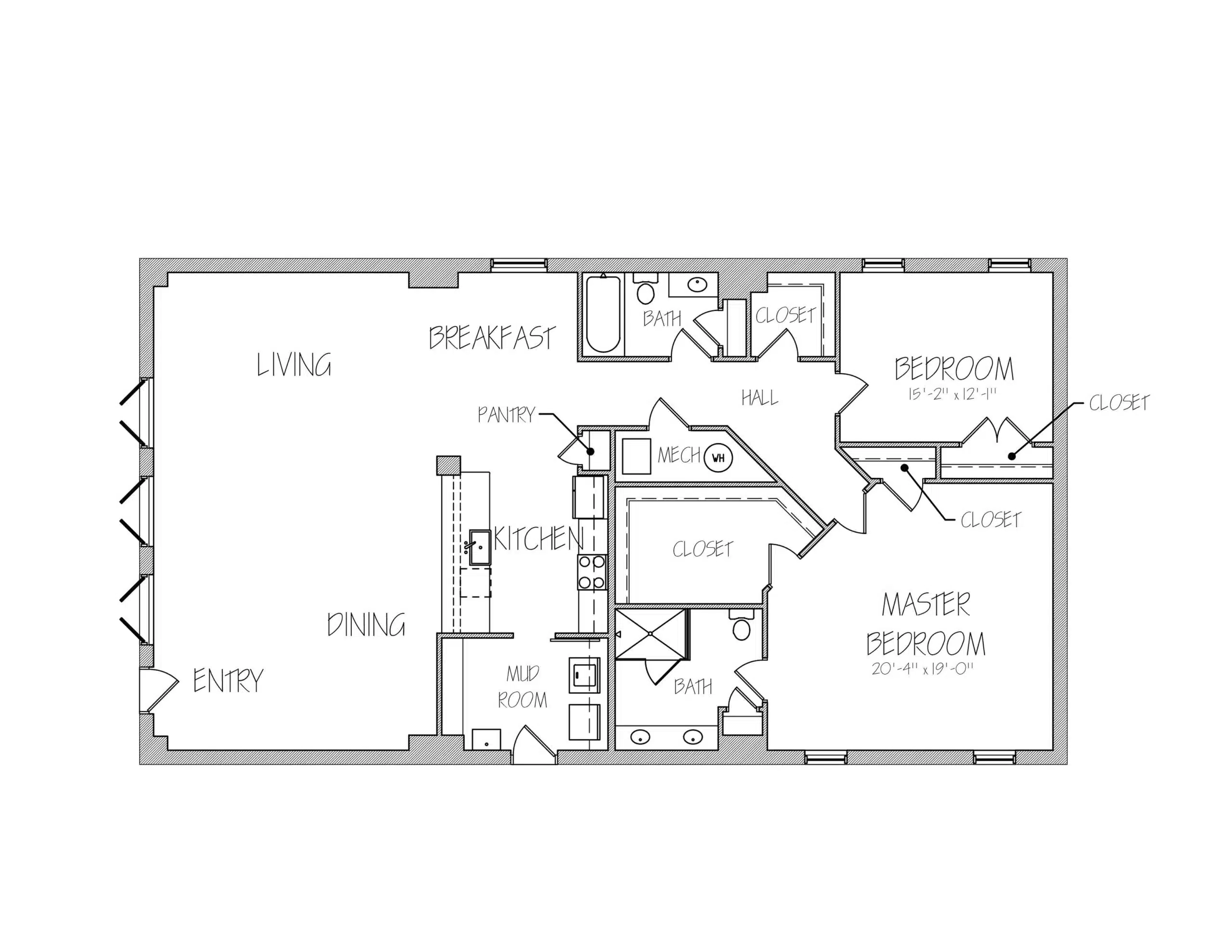 steel barndominium floor plan