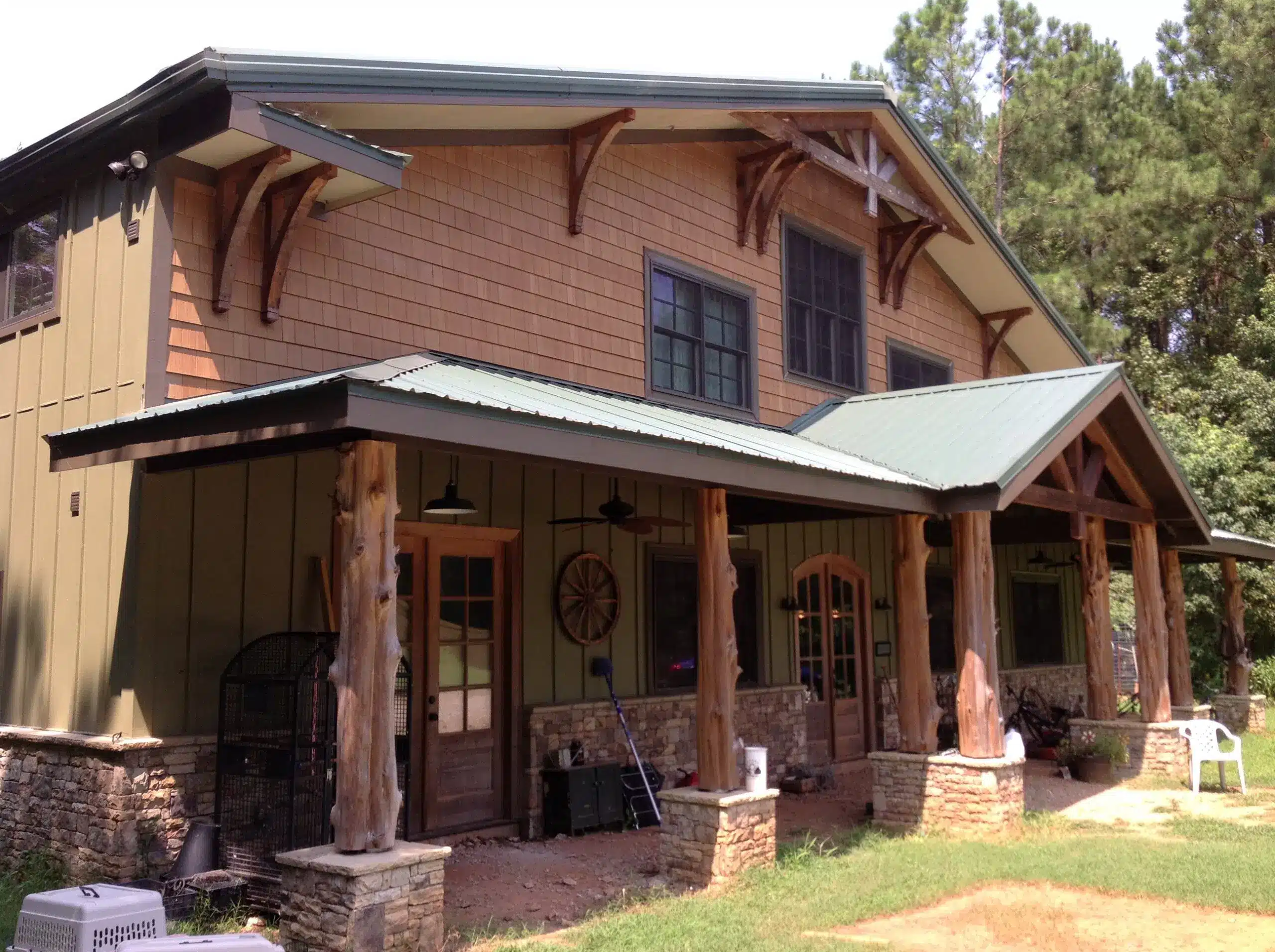 Custom steel barndominium