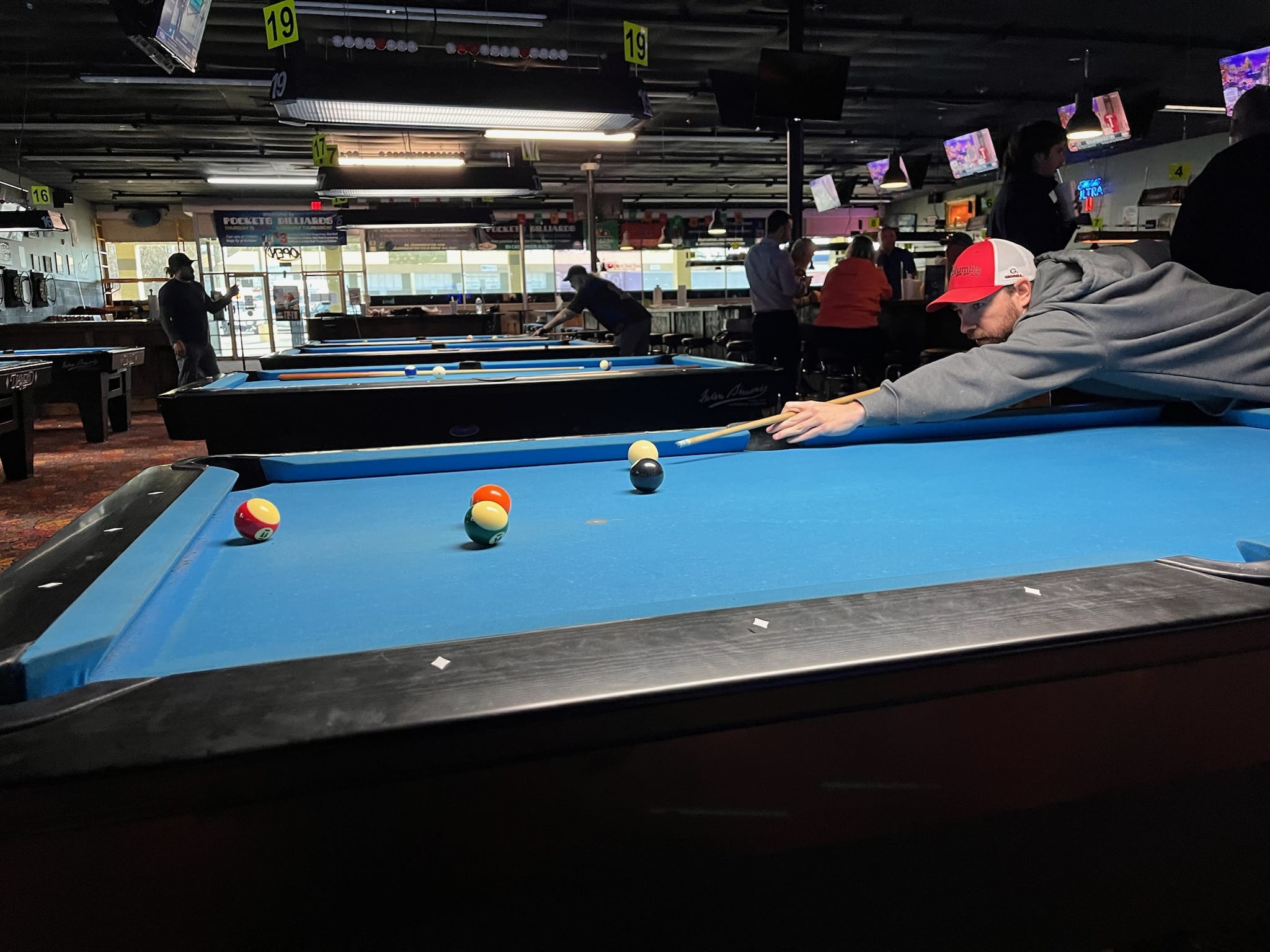 Brandon pool - employee lunch pic