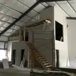 Custom steel barndominium interior