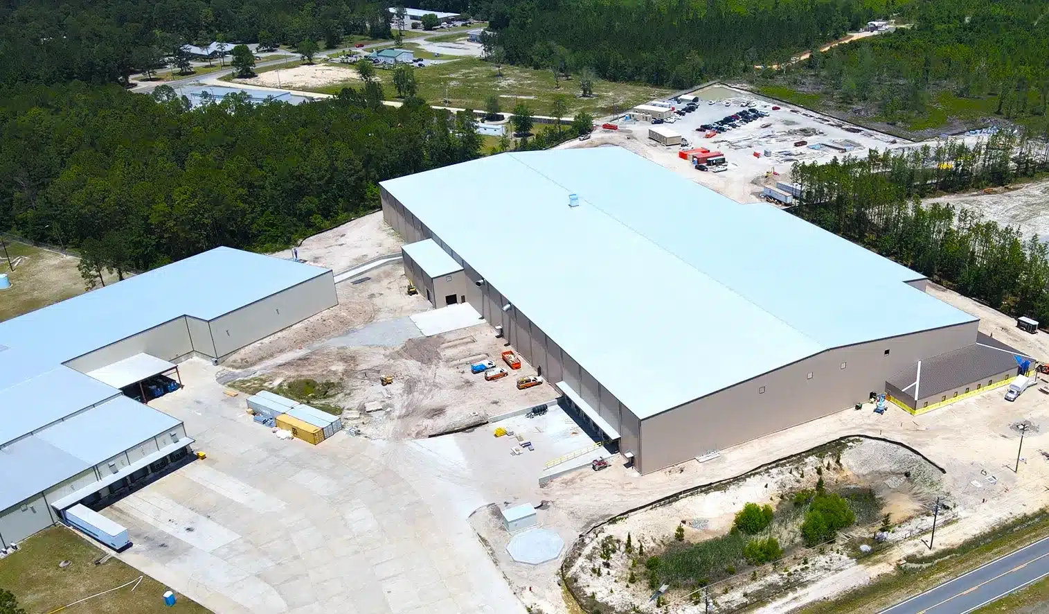 steel industrial buildings, steel buildings selection tile photo