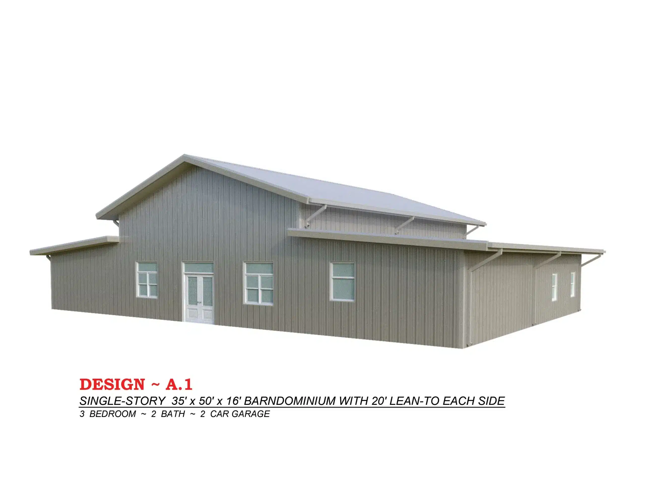 steel barndominium design